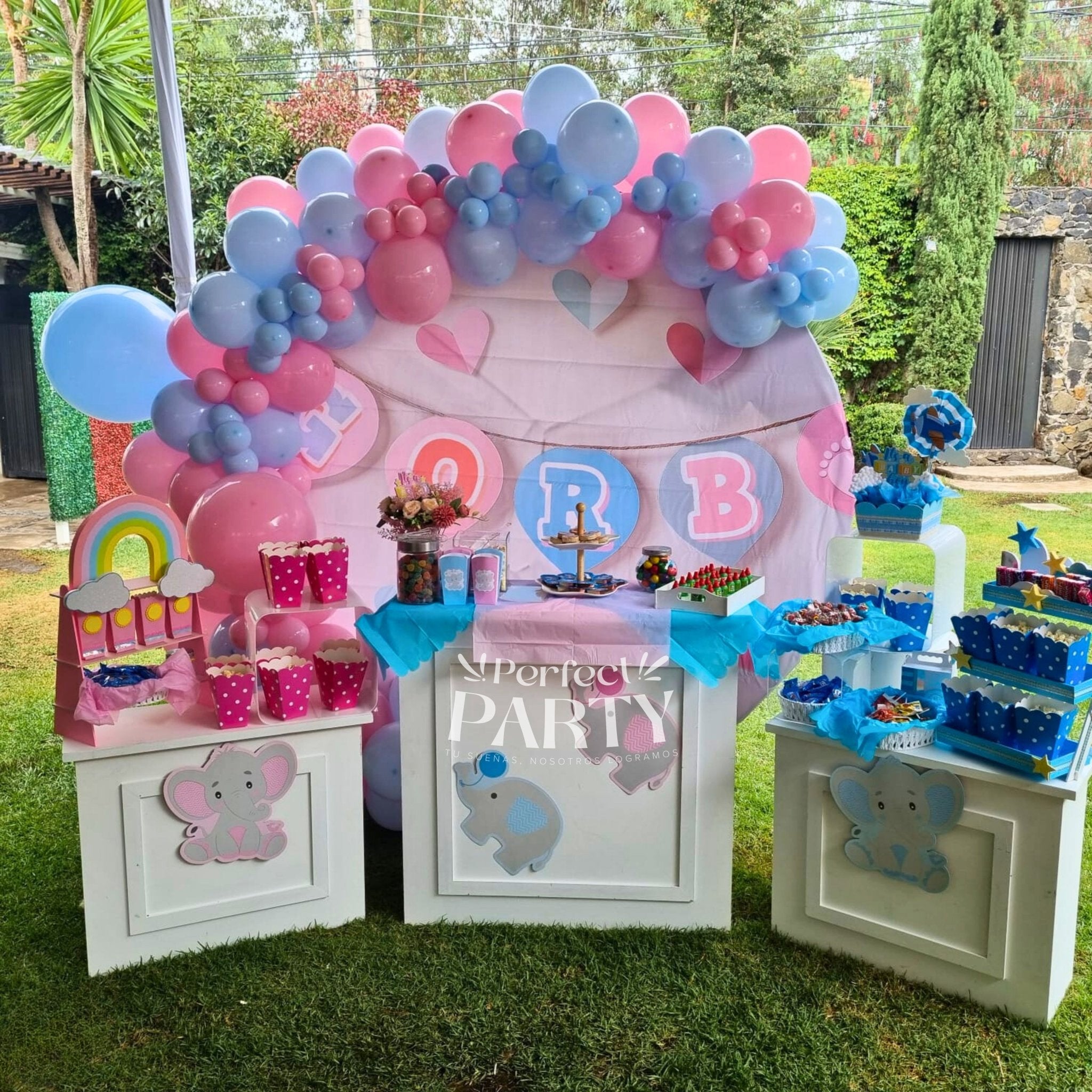 Mesa de dulces | Decoración con globos - Perfect Party